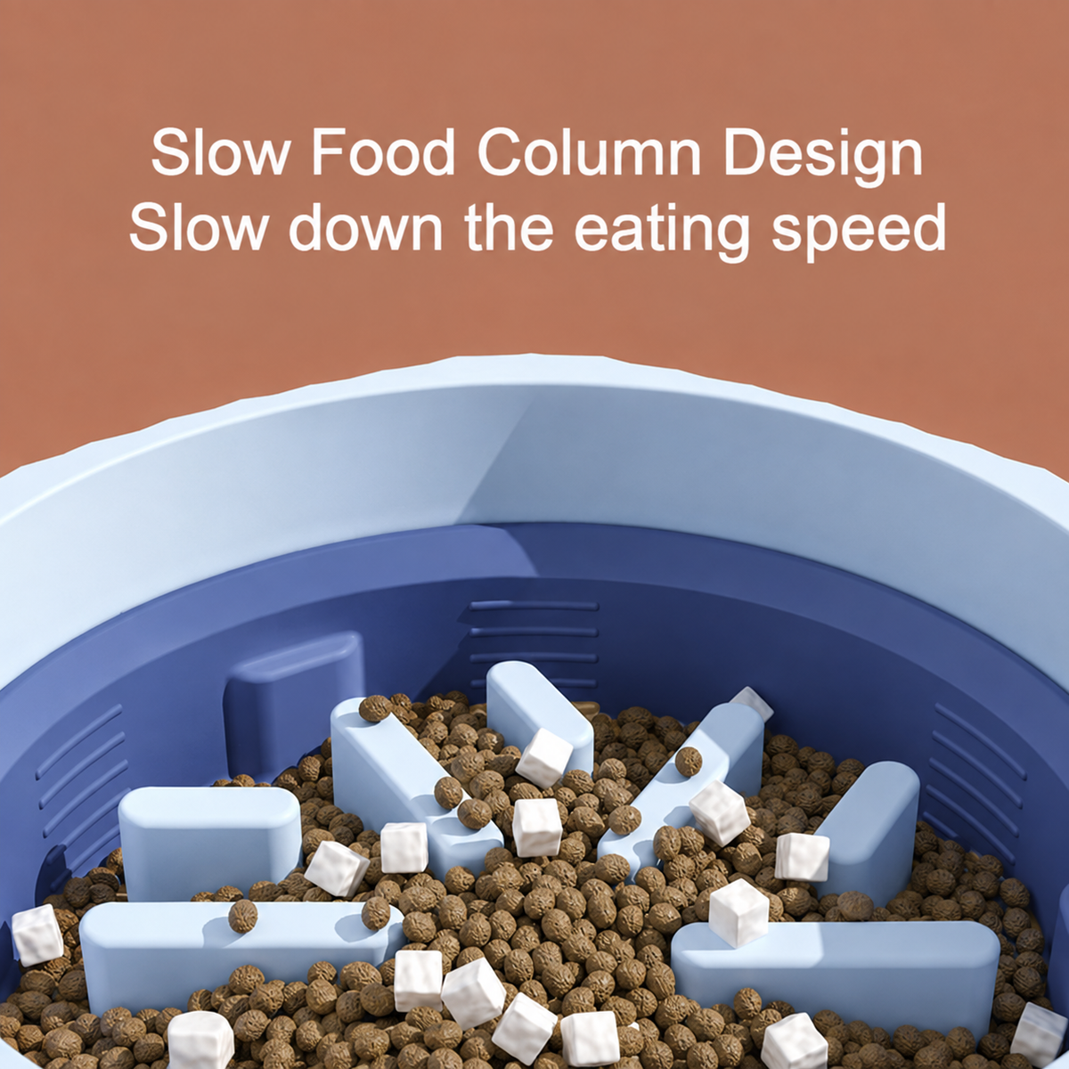 2-In-1 Slow Feeding Bowl For Pets