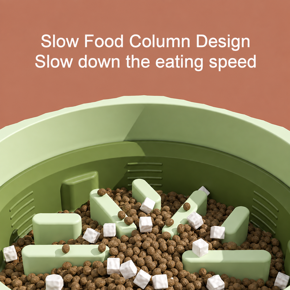 2-In-1 Slow Feeding Bowl For Pets