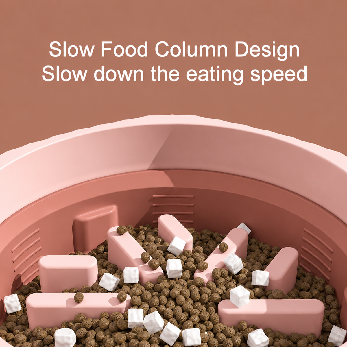 2-In-1 Slow Feeding Bowl For Pets